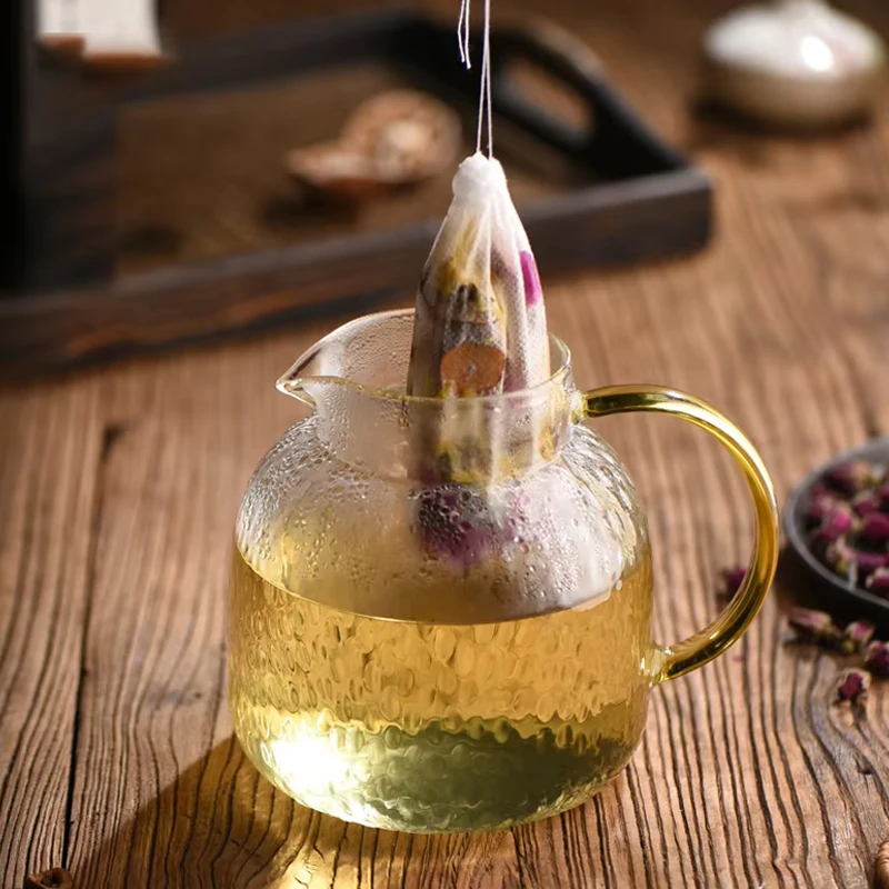 100Pcs Disposable Teabags Non- - Herbal Tea For Wellness recension och pris