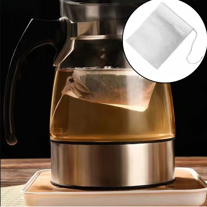 100Pcs Disposable Teabags Non- - Herbal Tea For Wellness recension och pris