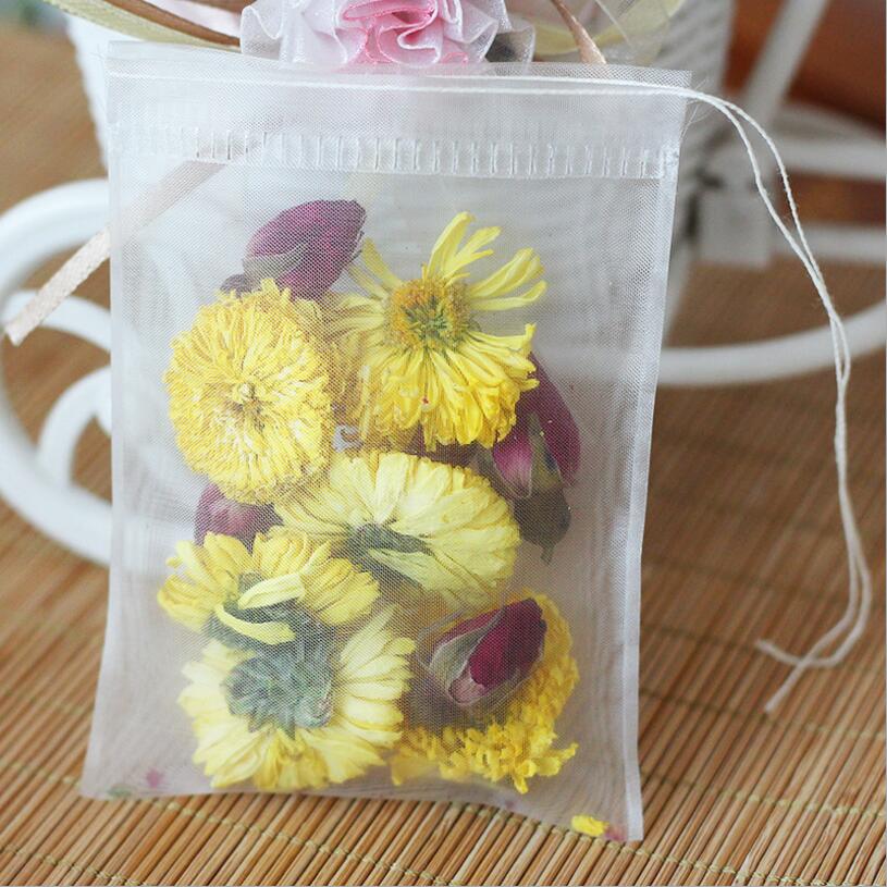 50pcs/lot Empty Tea Bag Nylon  - Herbal Tea For Wellness recension och pris
