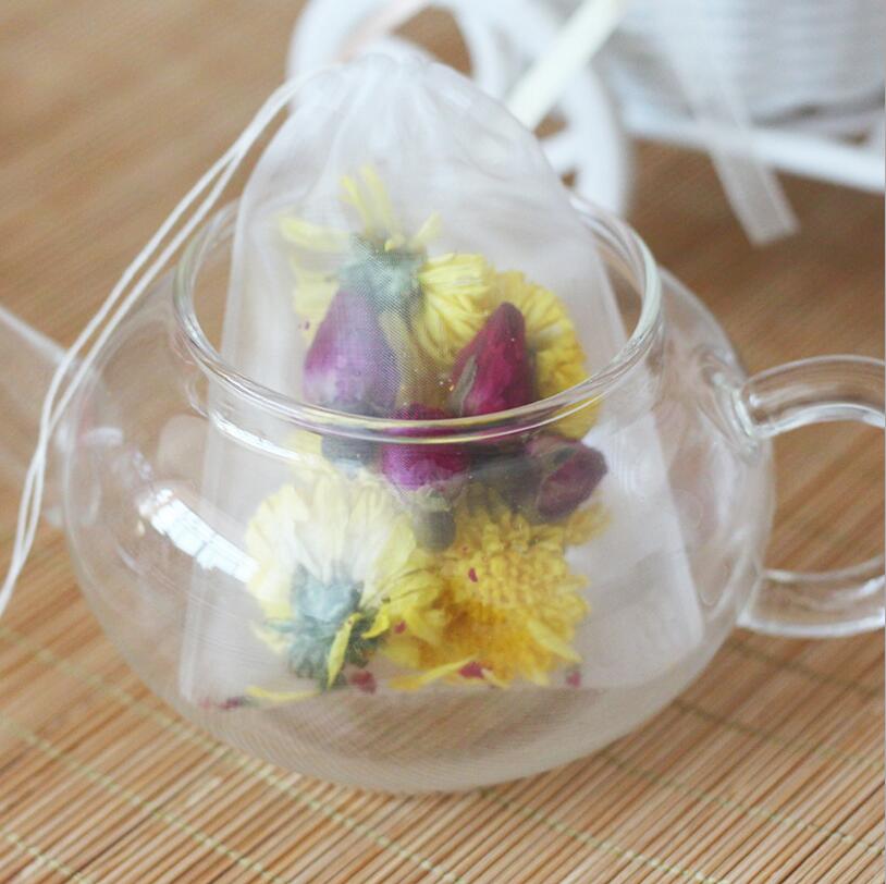 50pcs/lot Empty Tea Bag Nylon  - Herbal Tea For Wellness recension och pris